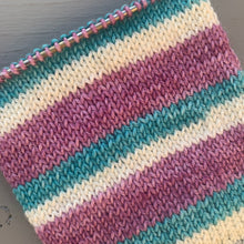 Load image into Gallery viewer, 50 Gram Mini - Date Night - Self Striping Merino Nylon Sock
