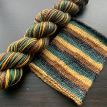 Load image into Gallery viewer, Dracaena - Self Striping Merino Nylon Sock &amp; DK
