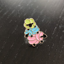 Load image into Gallery viewer, Stacked Sheep Enamel Pin
